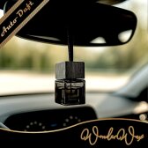 Autoduft Quadratisch schwarz-schwarz 8 ml