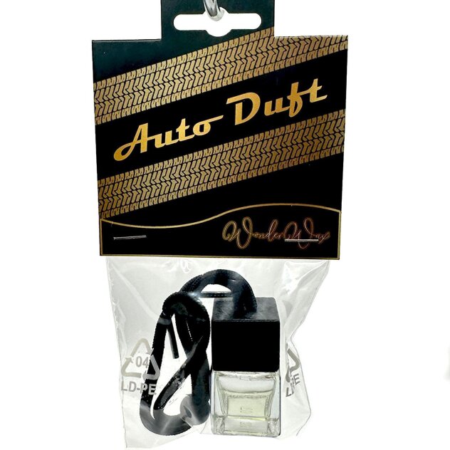 Autoduft Quadratisch klar-schwarz 8 ml