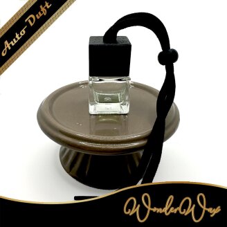 Autoduft Quadratisch klar-schwarz 8 ml