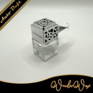 Autoduft Clip Quadrat mit Ornament 3 Farben 10 ml