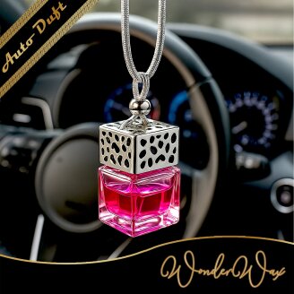 Autoduft Quadratisch pink-gold 8 ml