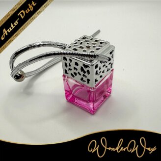 Autoduft Quadratisch pink-gold 8 ml