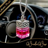 Autoduft Quadratisch pink-gold 8 ml