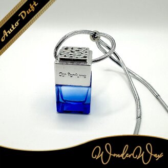Autoduft Quadratisch blau-gold 8 ml