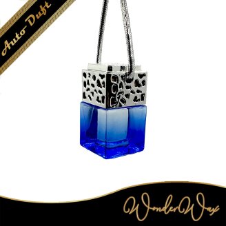 Autoduft Quadratisch blau-gold 8 ml