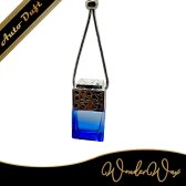 Autoduft Quadratisch blau-gold 8 ml