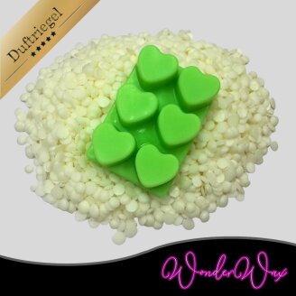 Neon Duftriegel 6 x Duftwachs Herzen