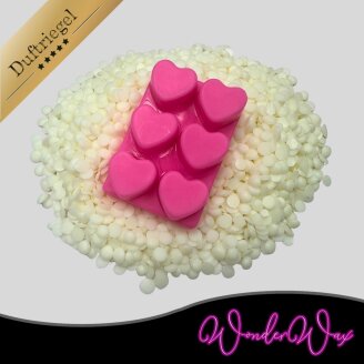 Neon Duftriegel 6 x Duftwachs Herzen
