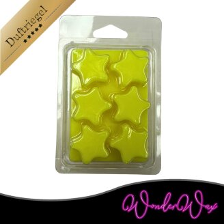 Neon Duftriegel 6 x Duftwachs Sterne
