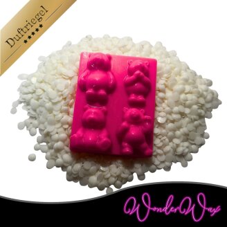 Neon Duftriegel 6 x Duftwachs Bären