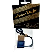 Autoduft Quadrat Schwarz Deckel braun 8 ml