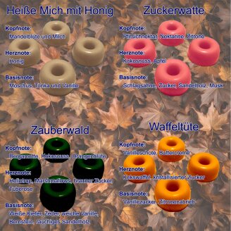 Duftprobenset Herbst Duftwachs