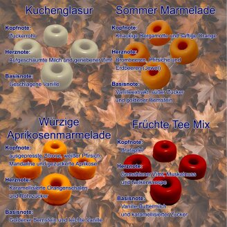 Duftprobenset Herbst Duftwachs
