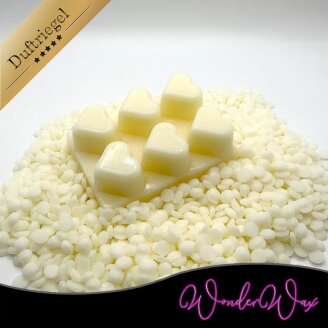 Duftriegel 6 x Duftwachs Herzen Weiß