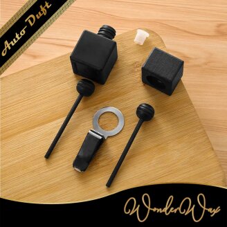 Autoduft Clip Quadrat Schwarz 8 ml