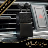 Autoduft Clip Quadrat Schwarz 8 ml