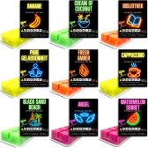 Neon Duftriegel 6 x Duftwachs Würfel Weiß