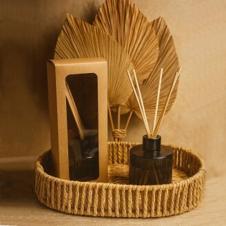 Stäbchen Diffuser Rauchglas Set 130 ml