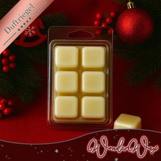 Christmas Duftriegel 6 x Duftwachs Würfel Weiß