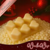 Christmas Duftriegel 6 x Duftwachs Herzen Weiß