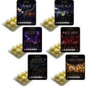 Parfume Duftriegel 6 x Duftwachs Herzen Weiß