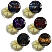 Parfume Duftkreis 6 x Duftwachs Ecken Weiß