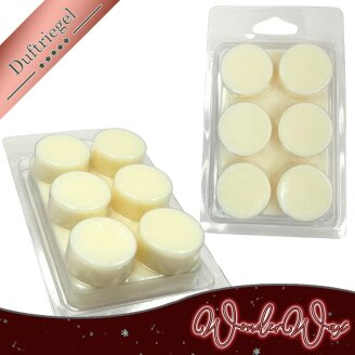 Christmas Duftriegel 6 x Duftwachs Kreise Weiß