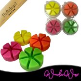 Neon Duftkreis 6 x Duftwachs Ecken