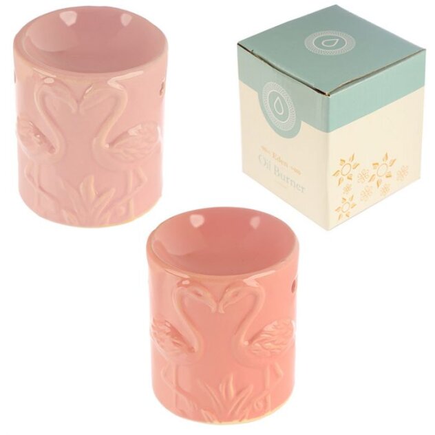 Duftlampe Rosa Flamingos aus Keramik