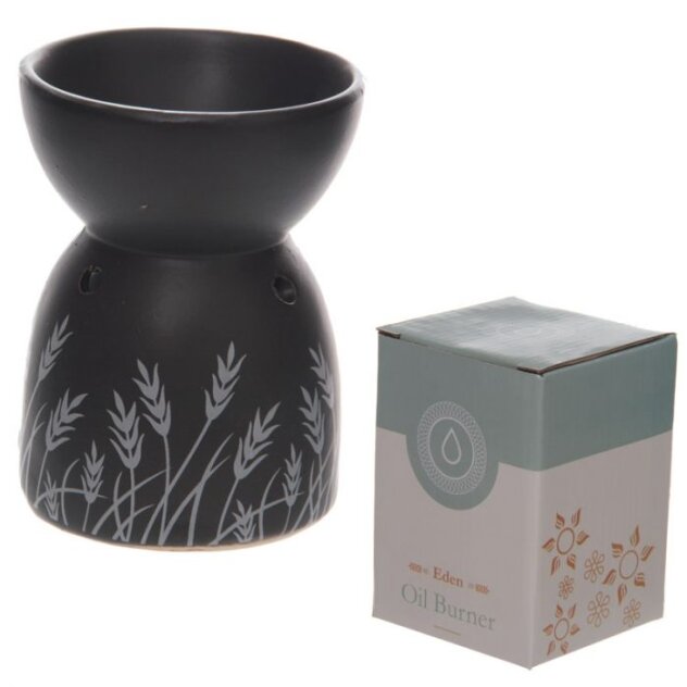Duftlampe Gras Design Schwarz