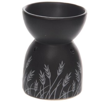 Duftlampe Gras Design Schwarz