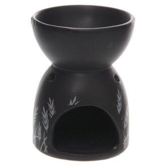 Duftlampe Gras Design Schwarz