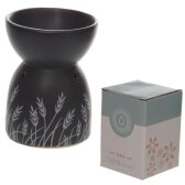 Duftlampe Gras Design Schwarz