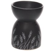 Duftlampe Gras Design Schwarz
