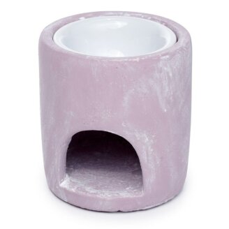 Duftlampe Rosa Stern aus Beton