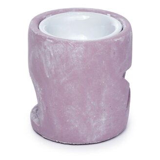 Duftlampe Rosa Stern aus Beton