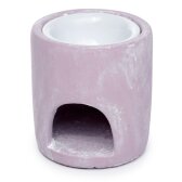 Duftlampe Rosa Stern aus Beton