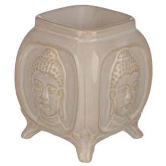 Duftlampe aufgeprägter Buddha aus Keramik