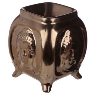 Duftlampe aufgeprägter Buddha aus Keramik