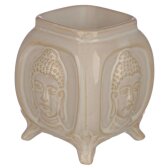 Duftlampe aufgeprägter Buddha aus Keramik