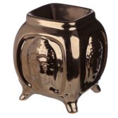 Duftlampe aufgeprägter Buddha aus Keramik