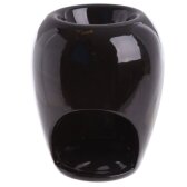 Duftlampe mit ausgestanzten Blumenblätter aus Keramik