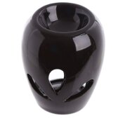 Duftlampe mit ausgestanzten Blumenblätter aus Keramik