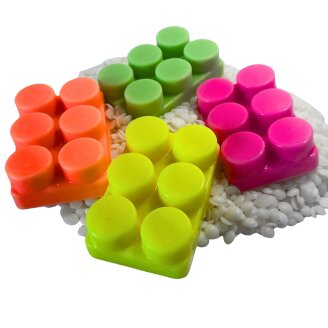 Neon Duftriegel 6 x Duftwachs Kreise